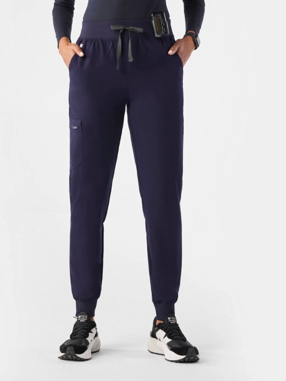 Figs Zamora High Waisted Tall Jogger Scrub Pants XL Tall Navy